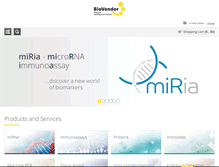Tablet Screenshot of biovendor.com